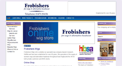 Desktop Screenshot of frobisherswigs.co.uk